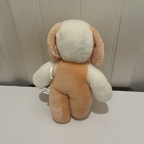 Snoopy 1968 Vintage Peach Tan Pink Plush 8" Stuffed Animal Dog Toy Peanuts - Picture 5 of 10